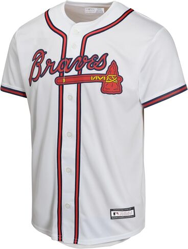 Outerstuff Austin Riley Atlanta Braves MLB Kids Youth 8-20 White Home Player Jersey in Saudi Arabia
