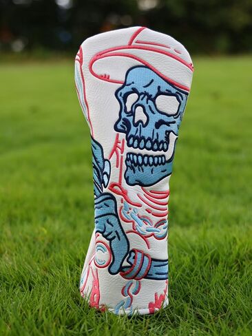 Golf Club Head Covers,1pc Fairway Golf Headcovers for Woods, PU Leather with Advanced Embroidery for Most Brands in Saudi Arabia