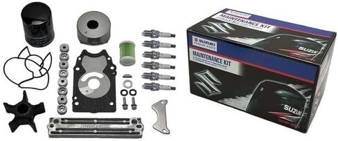 مجموعة صيانة سوزوكي 12 للمحركات الخارجية DF250A، DF250S، DF300، DF300A، خدمة 100-300 ساعة، 2011 وأحدث in Saudi Arabia