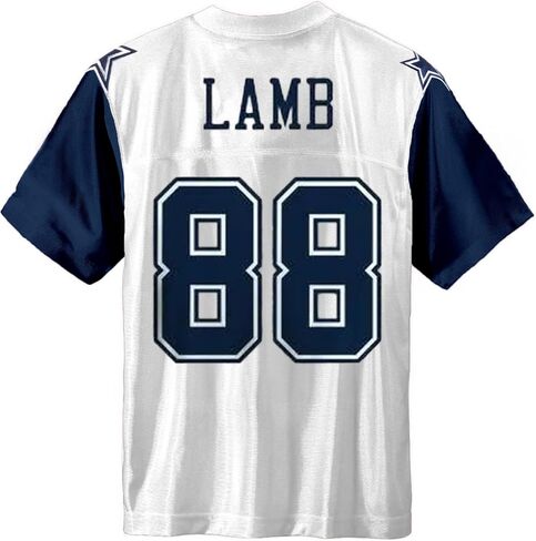 CeeDee Lamb Dallas Cowboys White #88 NFL Kids Youth 4-20 الاسم والرقم البديل للاعب كرة القدم جيرسي in Saudi Arabia