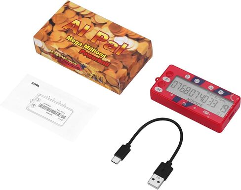 AI Lottery Number Picker, Lottery Machine, AI Lottery Number Generator, Electric Lottery Ball Machine, Quick Pick to Lottery Number, Use for Play Mega Millions Powerball Lottery Game in Saudi Arabia