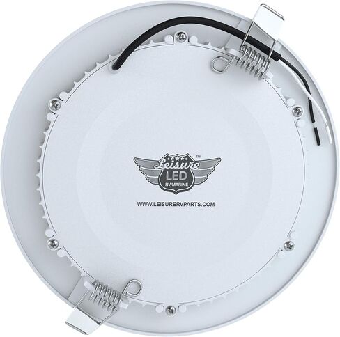 LeisureLED 5 حزمة RV قارب راحة السقف ضوء 720 التجويف سوبر سليم LED لوحة ضوء DC 12V 5.75 "9W كامل الألومنيوم النازل (أبيض بارد) in Saudi Arabia
