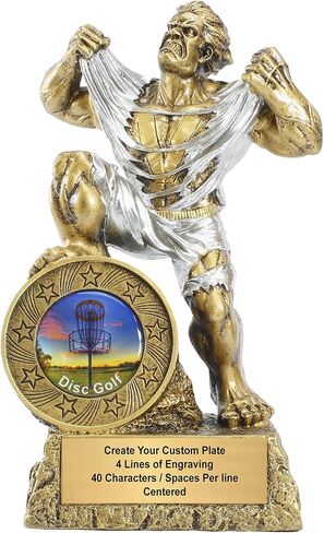 Monster Trophy, Large - Engraved Big Beast Award with Front Insert - Choose Your Style and Make it Your Own - Customize Now (9.5 Inch Tall) in Saudi Arabia