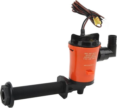 مضخة مهوية للقارب 800GPH مضخة الطعم مهوية 12 فولت خرطوشة غاطسة قارب مضخة نزح للبحرية in Saudi Arabia