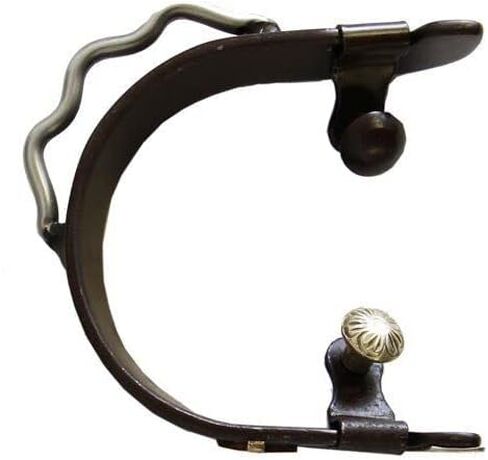 AJ Tack Men's Antique Brown Praying Cowboy Bumper Spurs in Saudi Arabia