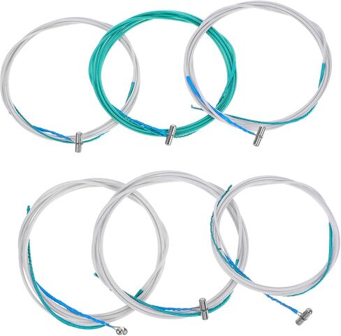 6pcs Guzheng String Replacement Set Nylon Steel Wire for String Guzheng Easy Install Durable Versatile in Kuwait