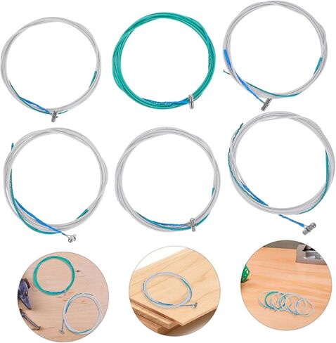 6pcs Guzheng String Replacement Set Nylon Steel Wire for String Guzheng Easy Install Durable Versatile in Kuwait