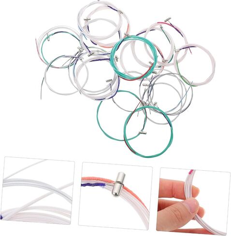 Guzheng Strings Replacement Kit 21 High-Tension Steel Core Nylon-Wrapped Strings for Standard Guzheng Instruments Essential Accessories for Musicians in Saudi Arabia