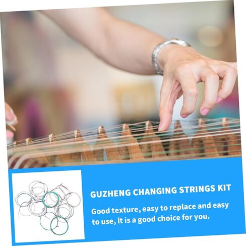 Guzheng Strings Replacement Kit 21 High-Tension Steel Core Nylon-Wrapped Strings for Standard Guzheng Instruments Essential Accessories for Musicians in Saudi Arabia