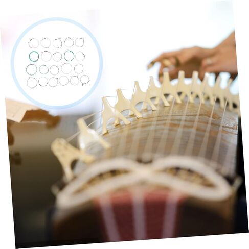 Guzheng Strings Replacement Kit 21 High-Tension Steel Core Nylon-Wrapped Strings for Standard Guzheng Instruments Essential Accessories for Musicians in Saudi Arabia