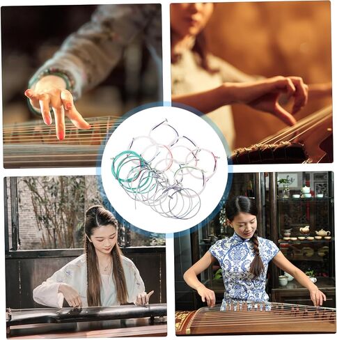 Guzheng Strings Replacement Kit 21 High-Tension Steel Core Nylon-Wrapped Strings for Standard Guzheng Instruments Essential Accessories for Musicians in Saudi Arabia