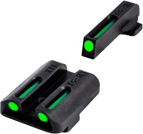 Truglo TFO التريتيوم والألياف الضوئية مسدس البصر مقاومة للعطل متوهجة أمامية وخلفية مشاهد ليلية، متوافقة مع سلسلة Springfield Armory XD in Kuwait