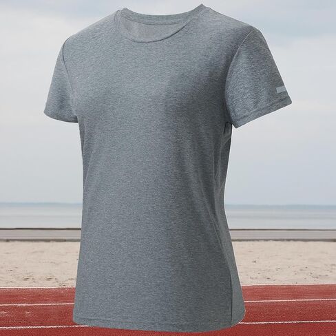 Women’s Dry Fit Short Sleeve T-Shirts Lightweight Performance Shirt for Running Workout Sports in Saudi Arabia