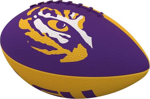 Logo Brands LSU Pinwheel Logo Junior Size Rubber Football in Saudi Arabia