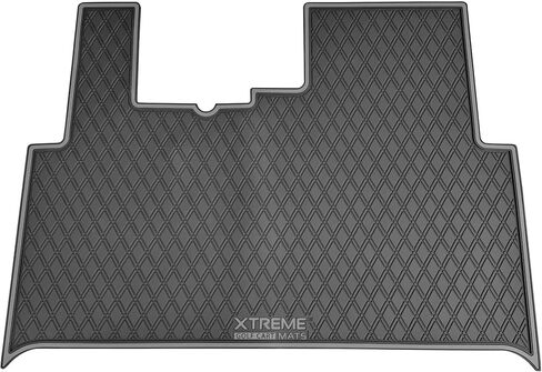 Xtreme Mats Floor Mat Liner for Golf Carts - Fits E-Z-GO RXV (2024+) / Valor (2024+) and Elite - Custom Fit Durable Rubber Golf Car Floor Mat - Grey Trim in Saudi Arabia