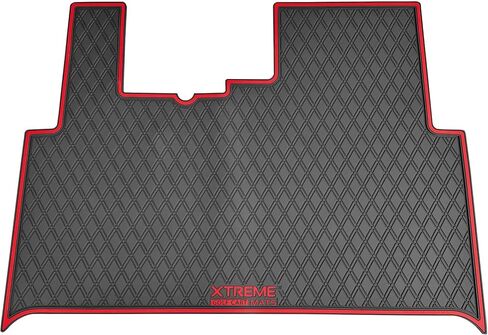 Xtreme Mats Floor Mat Liner for Golf Carts - Fits E-Z-GO RXV (2024+) / Valor (2024+) and Elite - Custom Fit Durable Rubber Golf Car Floor Mat - Grey Trim in Saudi Arabia