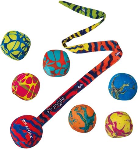 Waboba FLUNGLE Ball Toss Game Bocce with a Tail — 2-6 Player Game — Fun Yard Game and Beach Game for Family and Friends in Saudi Arabia
