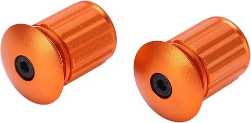 Aluminum Handlebar End Cap, Strong and Durable, Easy to Install, Green, Orange, Gray, Suitable for Folding Bike, Mountain Bike, and Road Bike in Saudi Arabia