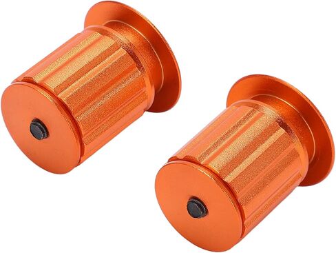 Aluminum Handlebar End Cap, Strong and Durable, Easy to Install, Green, Orange, Gray, Suitable for Folding Bike, Mountain Bike, and Road Bike in Saudi Arabia