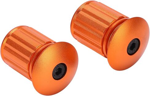 Aluminum Handlebar End Cap, Strong and Durable, Easy to Install, Green, Orange, Gray, Suitable for Folding Bike, Mountain Bike, and Road Bike in Saudi Arabia