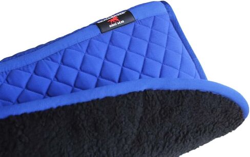 CHALLENGER Horse Western Quilted Fleece Lined Contoured Saddle Pad Royal Blue 39TS10RB in Saudi Arabia