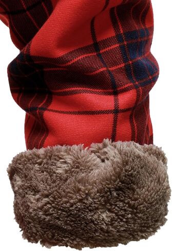 HOOD CREW Mens Winter Warm Fleece Jackets Sherpa Lined Plaid Flannel Shirt Jacket with Side Pockets in Saudi Arabia