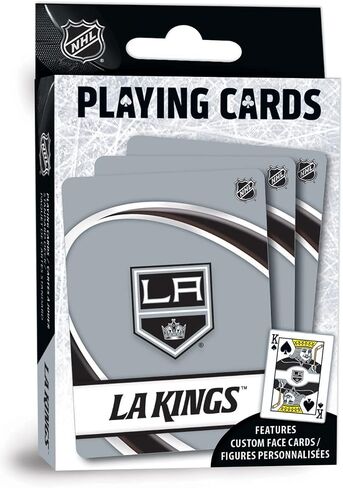 Masterpieces Family Games - NHL Los Angeles Kings Playing Cards - Officially Licensed Playing Card Deck for Adults, Kids, and Family in Saudi Arabia