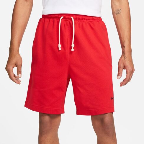 Nike Dri-FIT Standard Issue Men's 8" French Terry Basketball Shorts (University Red/Black, FB6921-657) Size X-Large in Saudi Arabia