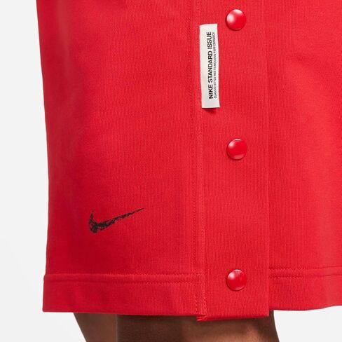 Nike Dri-FIT Standard Issue Men's 8" French Terry Basketball Shorts (University Red/Black, FB6921-657) Size X-Large in Saudi Arabia