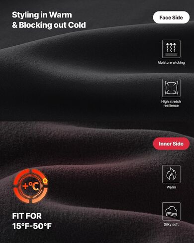 G4Free سراويل مبطنة بالصوف للنساء سراويل رياضية عالية الخصر مع جيوب بناطيل تدفئة للعمل غير الرسمي in Saudi Arabia