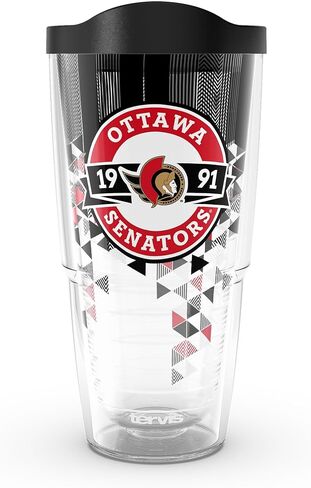 Tervis NHL Tampa Bay Lightning - Shatter Made in USA Double Walled Insulated Tumbler Travel Cup Keeps Drinks Cold & Hot, 24oz, Classic in Saudi Arabia