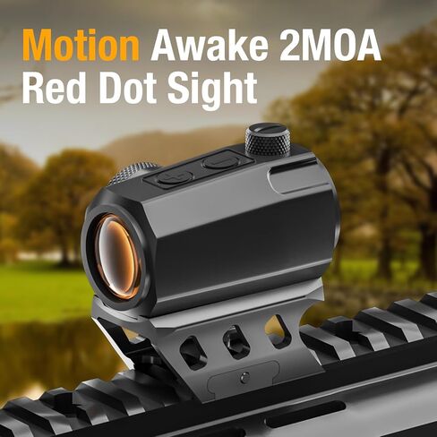 1x20mm 2MOA أحمر/أخضر نقطة البصر الحركة مستيقظًا ريد دوت نطاق البصريات شبكاني البصر 10 سطوع مع الشاهد المشارك والتركيب المنخفض لسكك Picatinny in Kuwait