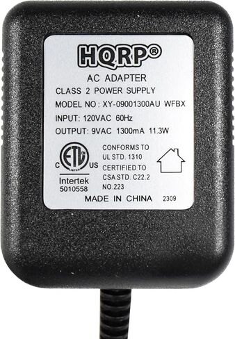 محول تيار متردد HQRP متوافق مع DOD FX7 FX-7 معالج جيتار FX Preamp متعدد التأثيرات سلك إمداد الطاقة محول in Saudi Arabia