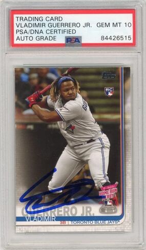 فلاديمير غيريرو جونيور 2019 Topps تحديث بطاقة المبتدئ الموقعة رقم 272 - PSA/DNA 10 in Saudi Arabia