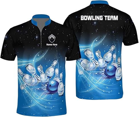 Custom 3D Bowling Jersey for Men & Women, Personalized Performance Shirt for Teams, Custom Bowling Jersey in Saudi Arabia