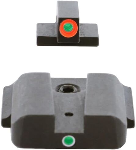 مجموعة AMERIGLO i-Dot Sight، متوافقة مع Smith & Wesson M&P Shield (باستثناء EZ) | مشاهد ليلية أمامية وخلفية متينة عالية الأداء من التريتيوم الأخضر in Kuwait