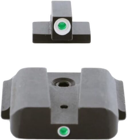 مجموعة AMERIGLO i-Dot Sight، متوافقة مع Smith & Wesson M&P Shield (باستثناء EZ) | مشاهد ليلية أمامية وخلفية متينة عالية الأداء من التريتيوم الأخضر in Kuwait