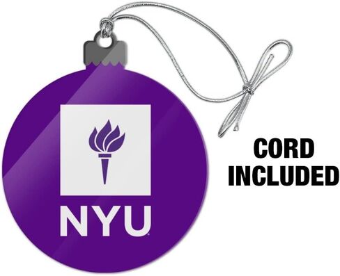 GRAPHICS & MORE New York University Primary Logo Acrylic Christmas Tree Holiday Ornament in Saudi Arabia
