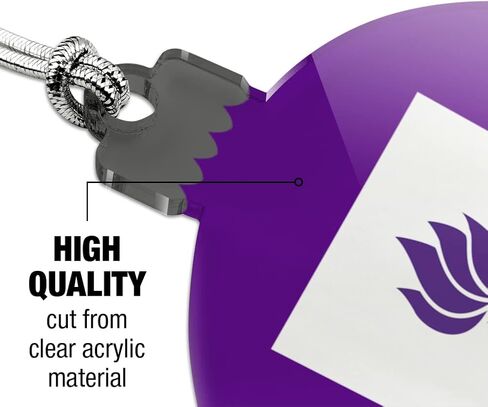 GRAPHICS & MORE New York University Primary Logo Acrylic Christmas Tree Holiday Ornament in Saudi Arabia