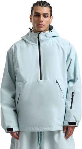 GSOU SNOW Snowboard Jacket Men Ski Snow Jackets Waterproof Coat Hooded Warm Winter Sport in Kuwait