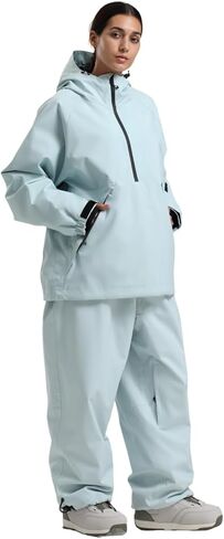 GSOU SNOW Snowboard Jacket Men Ski Snow Jackets Waterproof Coat Hooded Warm Winter Sport in Kuwait