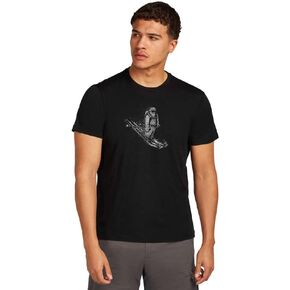 Icebreaker Merino Mens Merino 150 Tech Lite Short Sleeve Tee Skiing Yeti in Kuwait