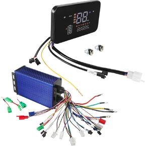 36V/48V/52V/60V/72V/84V 60A 500W-3000W وحدة تحكم بدون فرش مع عداد السرعة شاشة LCD لعرض سكوتر كهربائي وحدة تحكم المحرك الكهربائية دراجة E Bike Go Kart ATV عربة الجولف دراجة ثلاثية العجلات in Kuwait