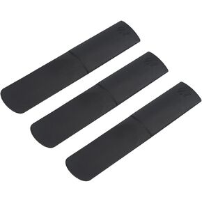 القصب البلاستيكية لألتو ساكس، مجموعة من 3 قطع من القصب البلاستيكية ألتو ساكسفون قوة 2.5 ملحق إصلاح للمبتدئين في الساكسفون باللون الأسود in Kuwait