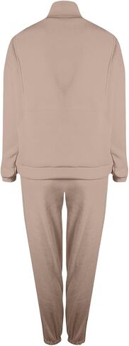 Sweat Suits for Womens 2 Piece Half Zip Plus Size Oversized Sweatshirt Fleece Lined Jogger Pants Athletic Workout Gym Sets in Saudi Arabia