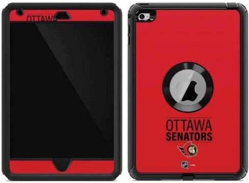 Skinit Decal Phone Skin Compatible with OtterBox Defender iPad Mini 4 - Officially Licensed NHL Ottawa Senators Lineup Design in Saudi Arabia