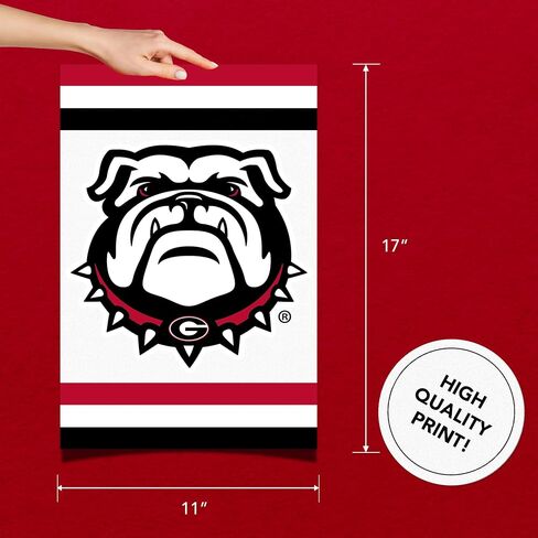 ملصق جامعة صبار الصحراء بجورجيا UGA Bulldogs مقاس 11 × 17 بوصة ديكور غرفة المكتب والعتاد الرسمي (11 × 17 بوصة، كلاسيكي B) in Saudi Arabia