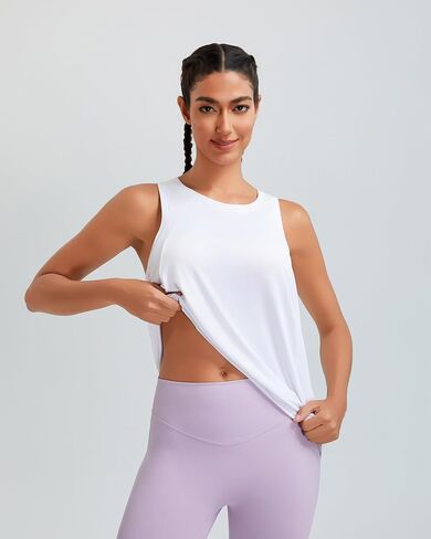 RUNNING GIRL Womens Workout Tops for Women Racerback Tank Tops Yoga Shirts Athletic Running Tank Tops Sleeveless Gym Clothes in Saudi Arabia