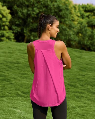 RUNNING GIRL Womens Workout Tops for Women Racerback Tank Tops Yoga Shirts Athletic Running Tank Tops Sleeveless Gym Clothes in Saudi Arabia
