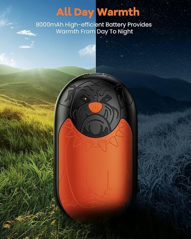 AJVV Hand Warmers Rechargeable 2 Pack丨Electric Hand Warmer with 20Hrs Warmth & 2s Fast Heat & 3-Temp Settings, Magnetic Portable Handwarmers,Gifts for Men, Women, Kids, Camping, Fishing, Hunting, Ski in Saudi Arabia